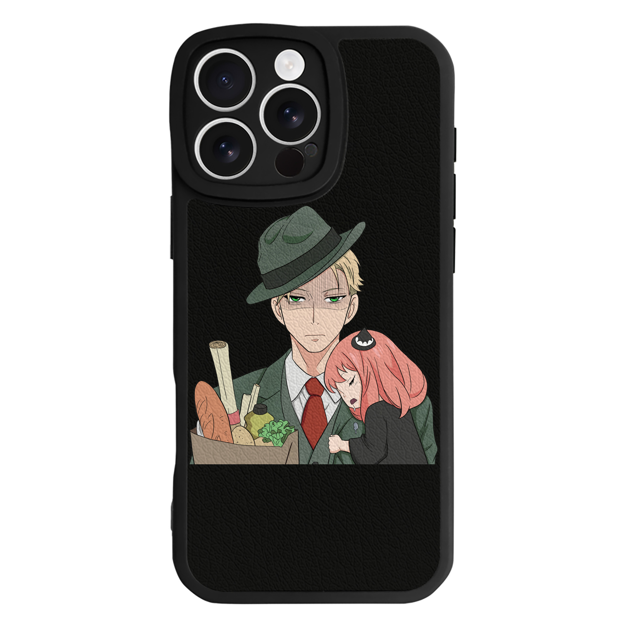 （画像用） SPY×FAMILY间谍家家酒 【iPhone 16シリーズ対応】シリコンスマホケース（レザー調） 材質：シリコン